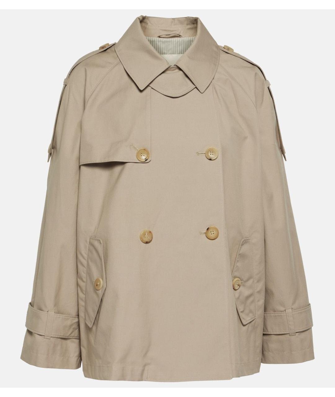 MAX MARA Бежевый тренч/плащ, фото 6
