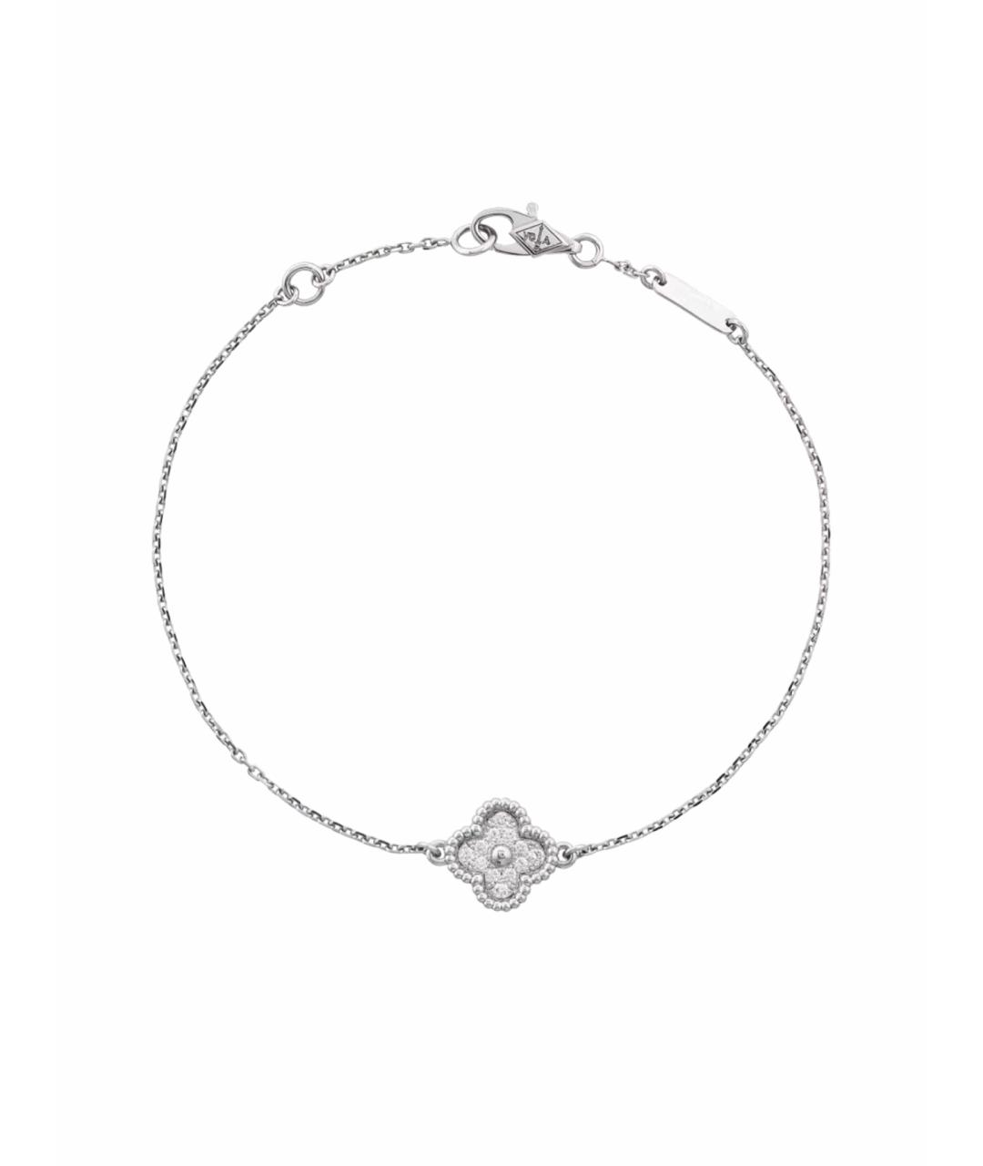 VAN CLEEF & ARPELS Серебрянный браслет из белого золота, фото 1