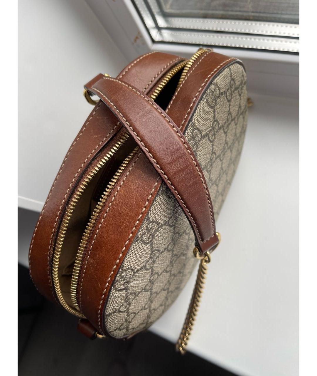 GUCCI Коричневая сумка через плечо, фото 4