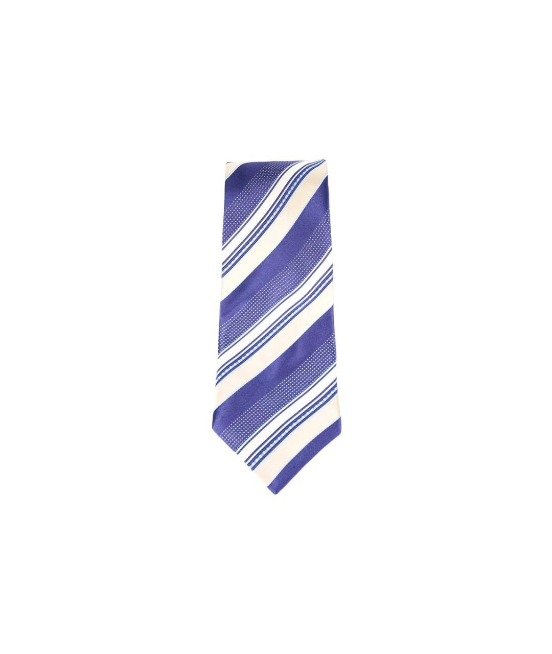 ERMENEGILDO ZEGNA XXX Синий шелковый галстук, фото 2