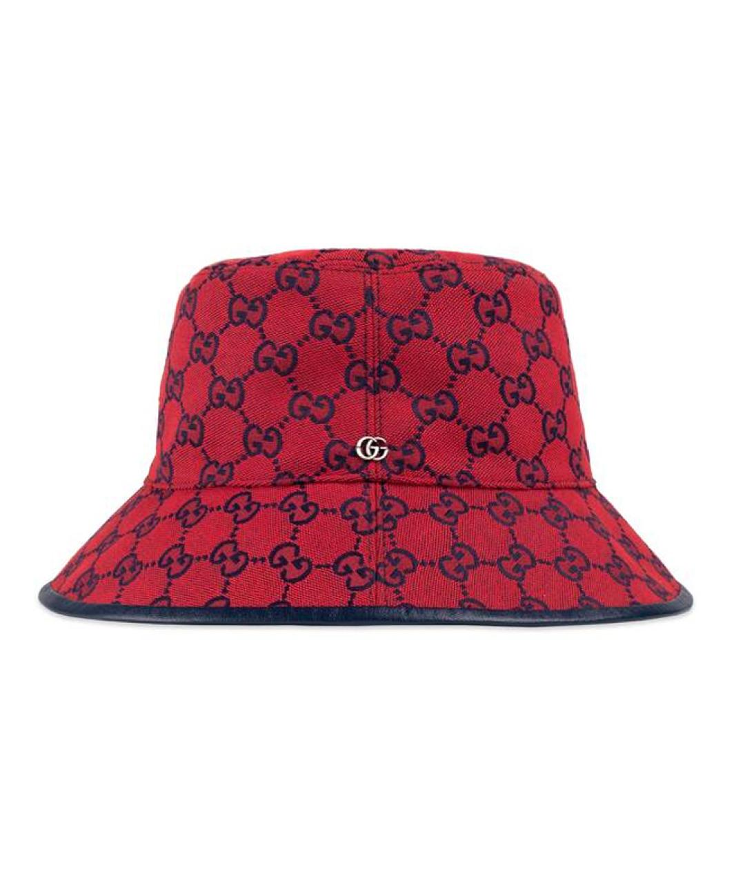 GUCCI Красная хлопковая панама, фото 2