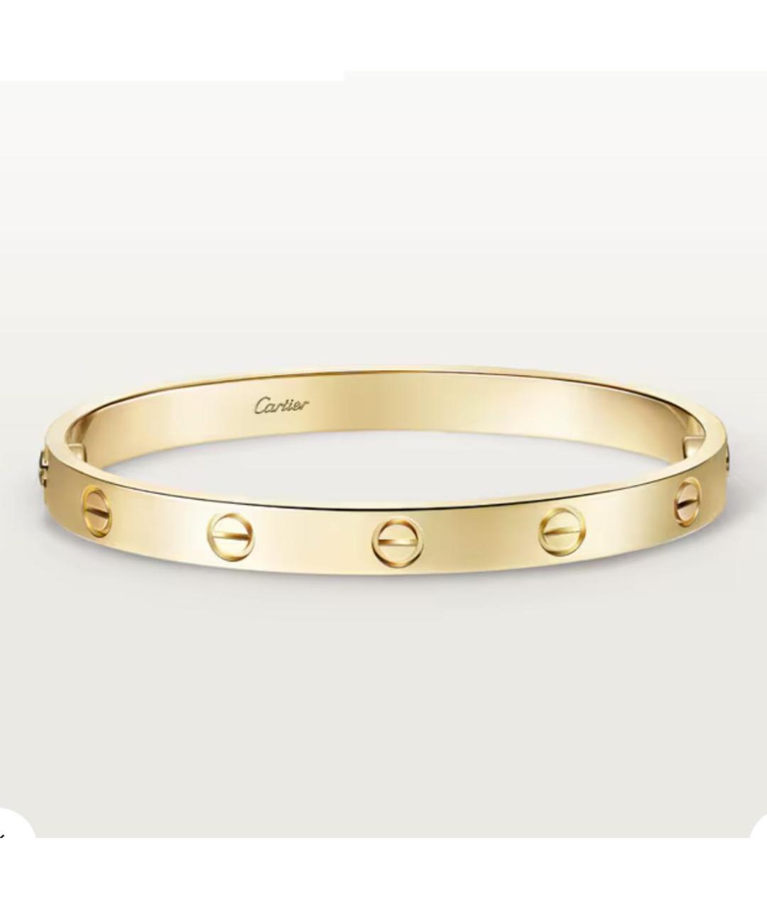 CARTIER Золотой браслет из желтого золота, фото 5