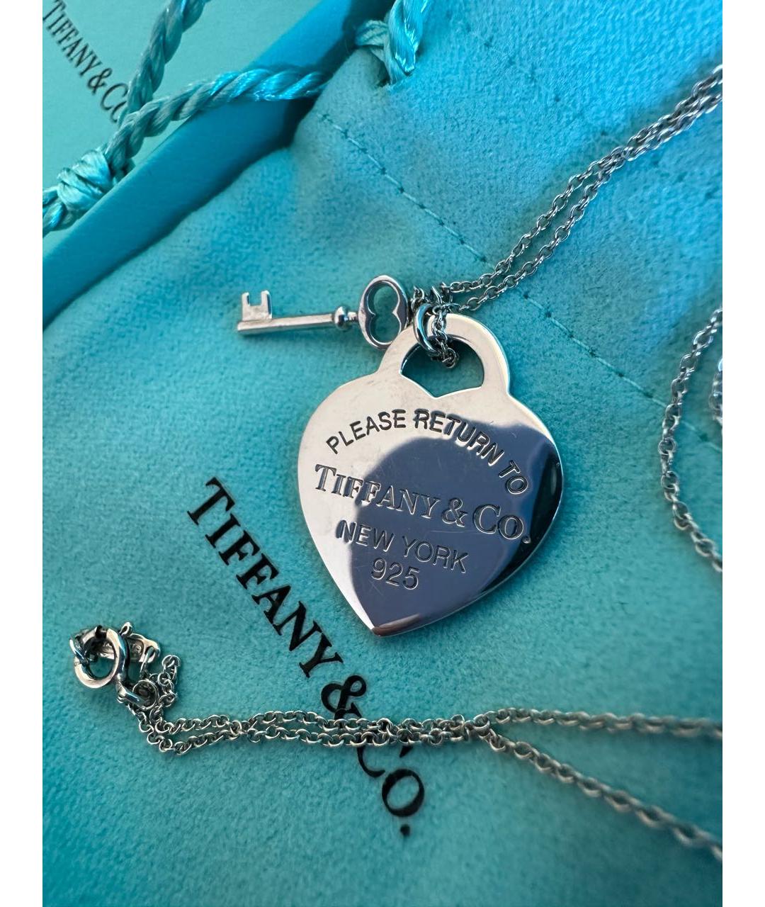TIFFANY&CO Серебряное серебряное колье, фото 3