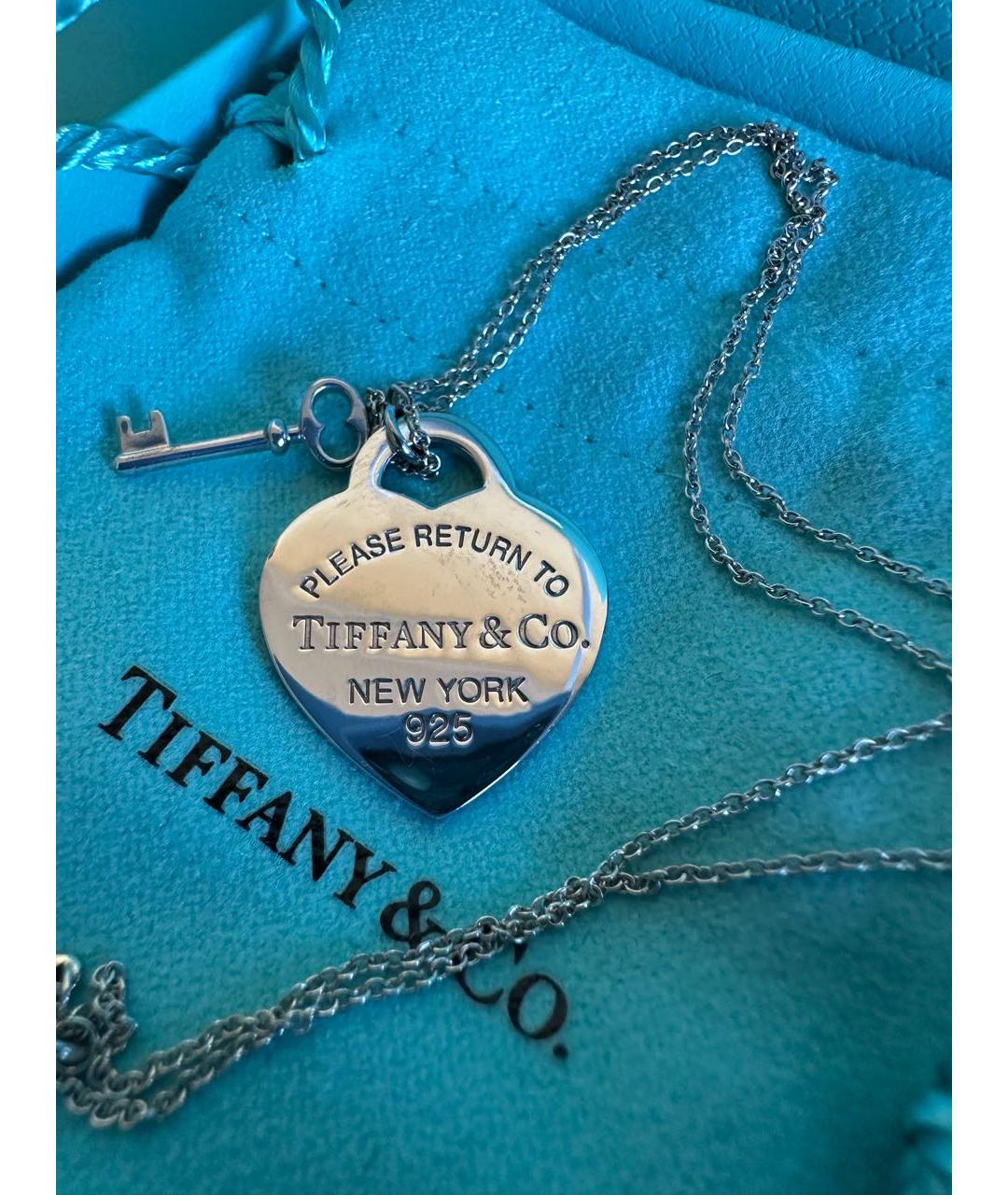 TIFFANY&CO Серебряное серебряное колье, фото 4
