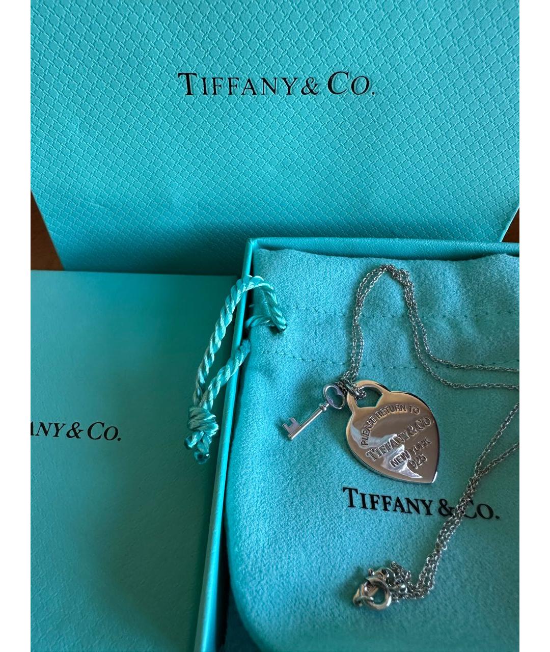 TIFFANY&CO Серебряное серебряное колье, фото 2