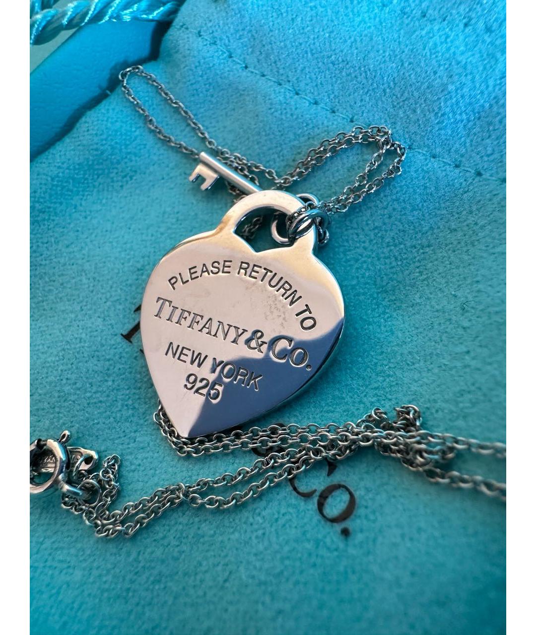 TIFFANY&CO Серебряное серебряное колье, фото 8