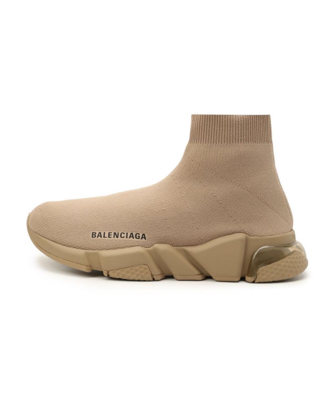 BALENCIAGA Бежевые кеды, фото 4