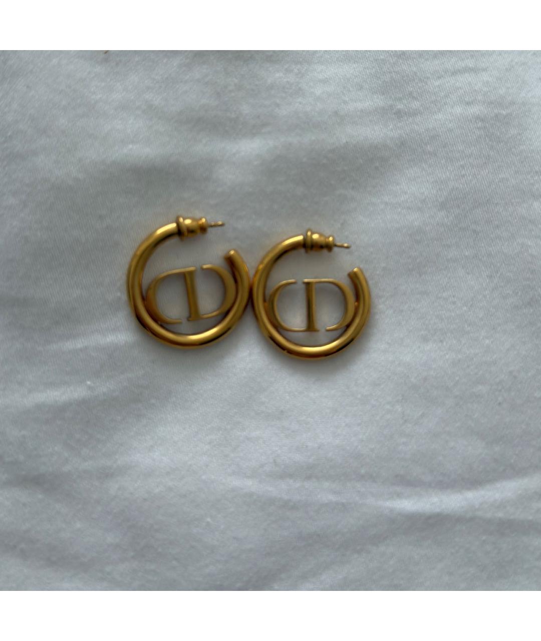CHRISTIAN DIOR Золотые серьги, фото 4