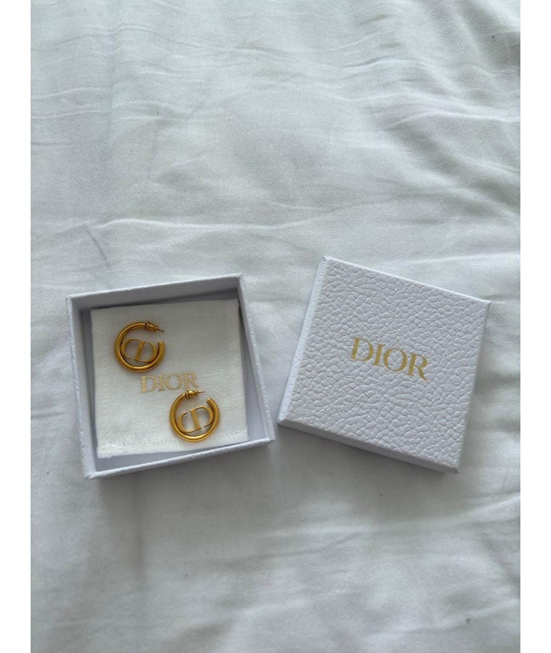 CHRISTIAN DIOR Золотые серьги, фото 2