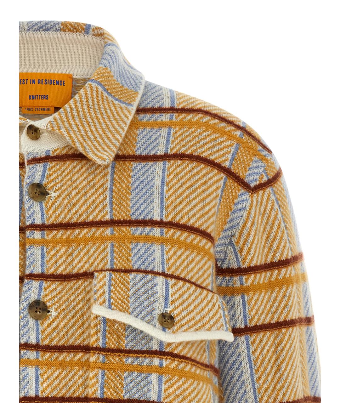 GUEST IN RESIDENCE Желтая кашемировая рубашка, фото 3