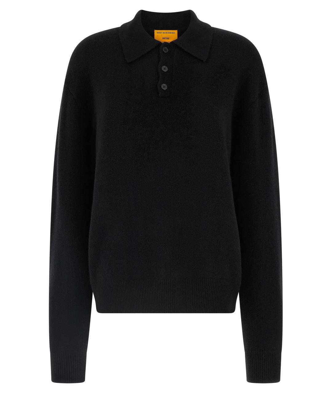 GUEST IN RESIDENCE Черная кашемировая блузы, фото 1