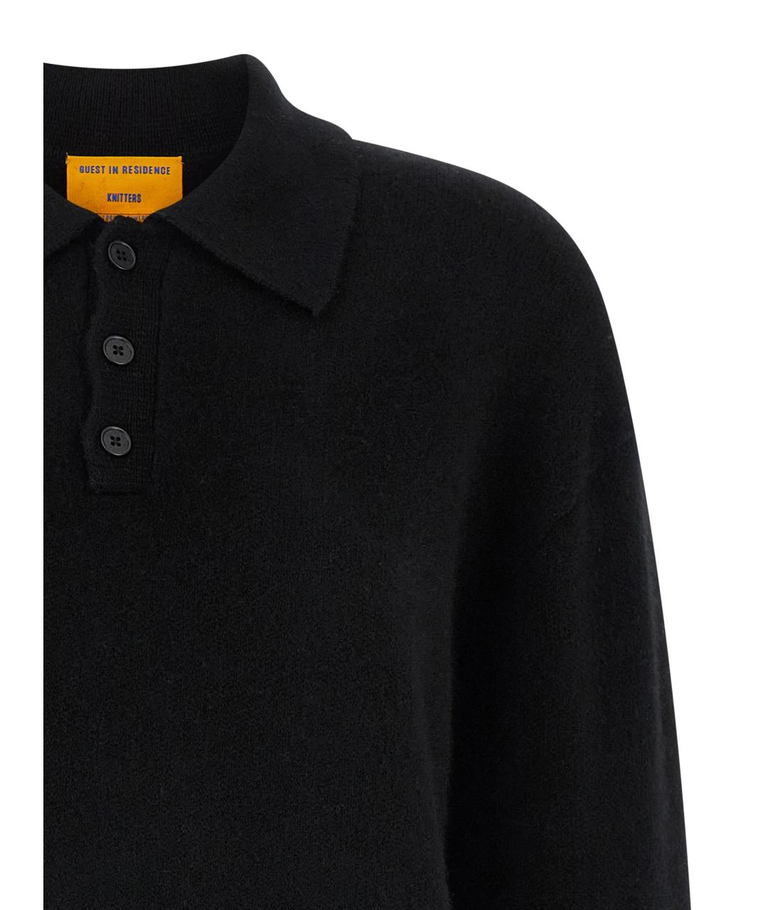 GUEST IN RESIDENCE Черная кашемировая блузы, фото 3