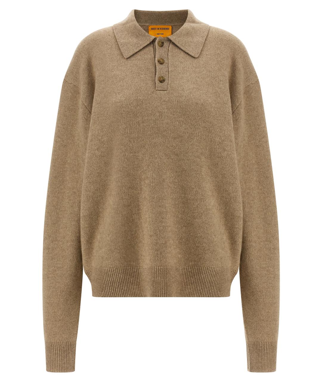 GUEST IN RESIDENCE Бежевый кашемировый джемпер / свитер, фото 1
