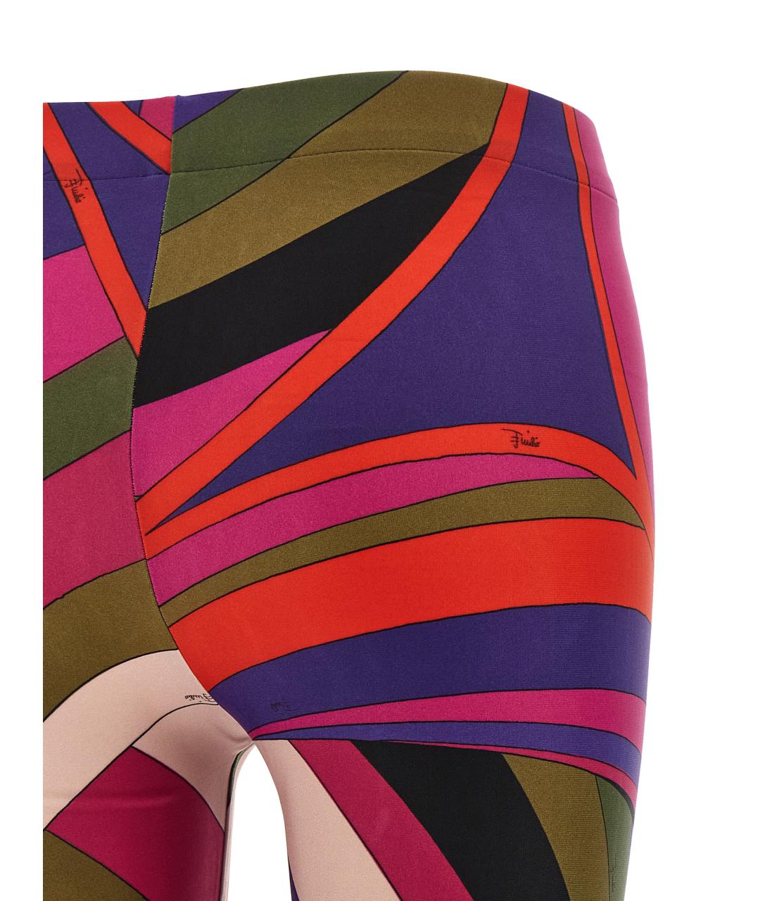 EMILIO PUCCI Мульти полиамидовые леггинсы и велосипедки, фото 4
