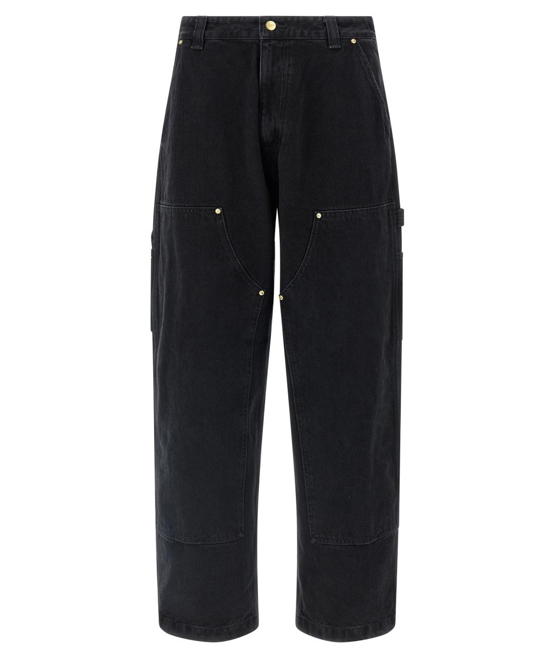 CARHARTT WIP Черные хлопковые прямые джинсы, фото 1
