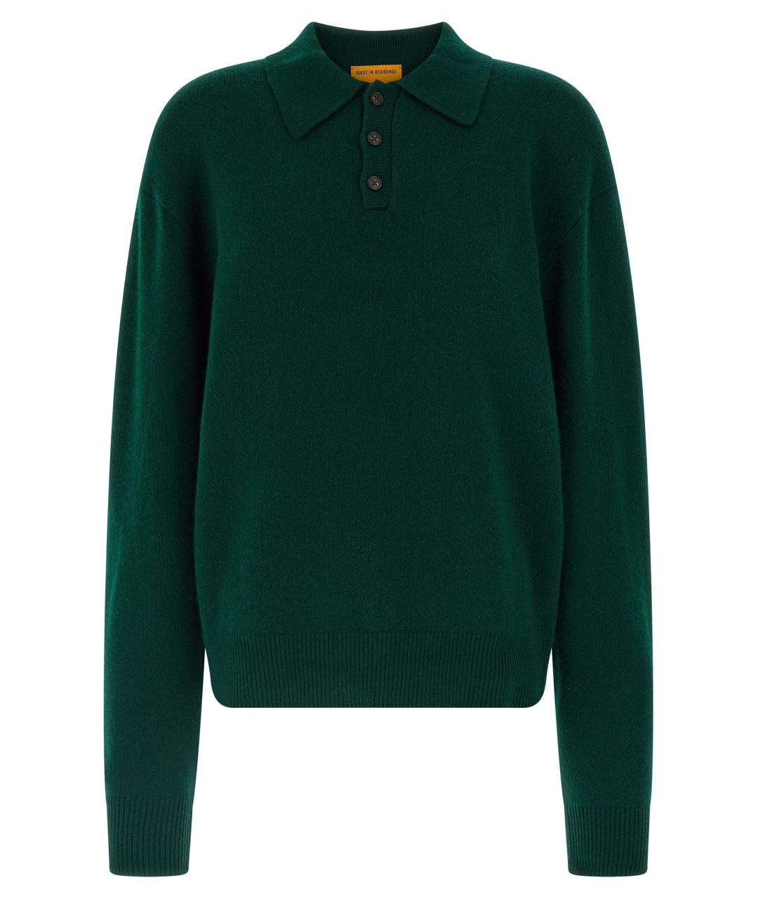 GUEST IN RESIDENCE Зеленая кашемировая блузы, фото 1