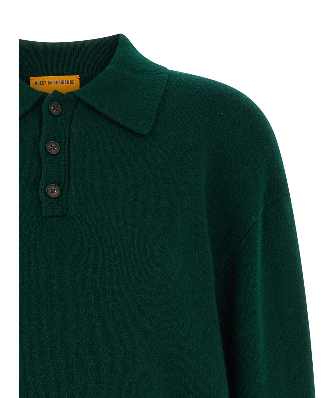 GUEST IN RESIDENCE Зеленая кашемировая блузы, фото 3