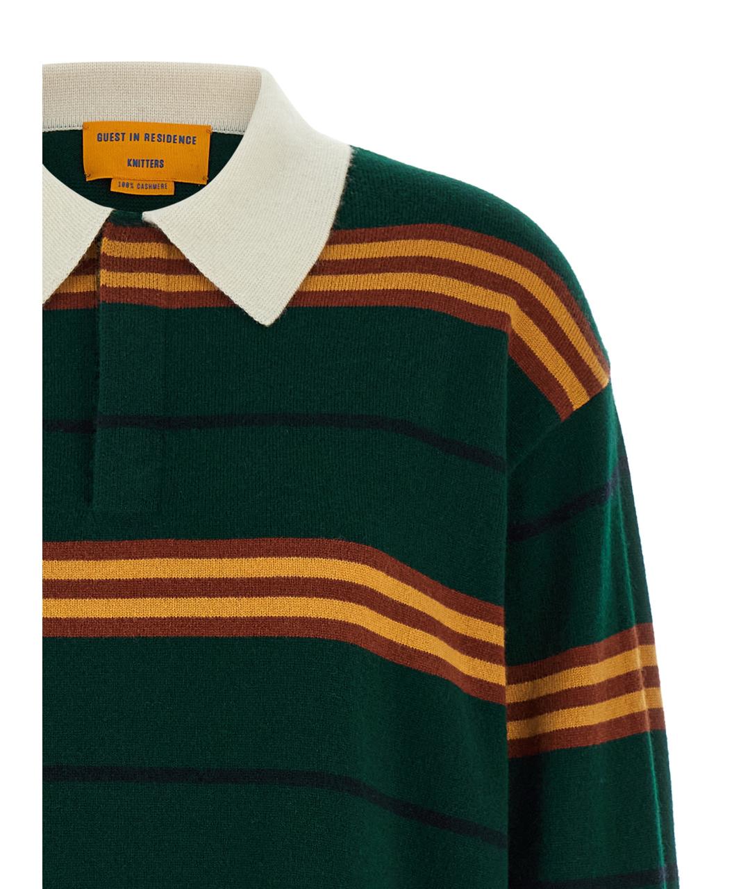 GUEST IN RESIDENCE Зеленый кашемировый джемпер / свитер, фото 3