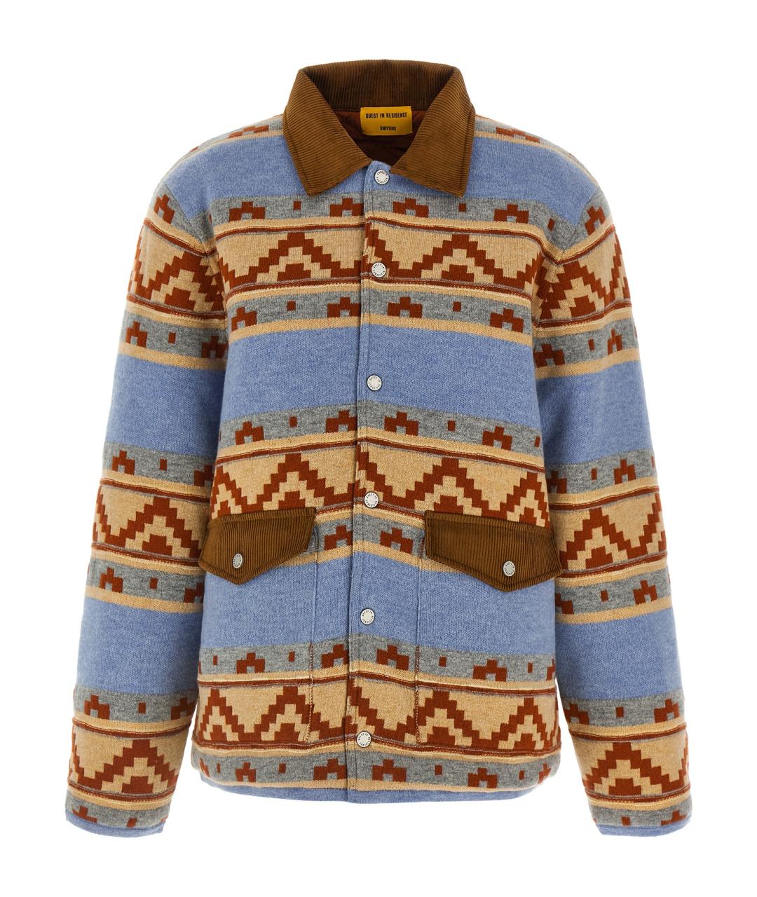 GUEST IN RESIDENCE Голубая шерстяная куртка, фото 1