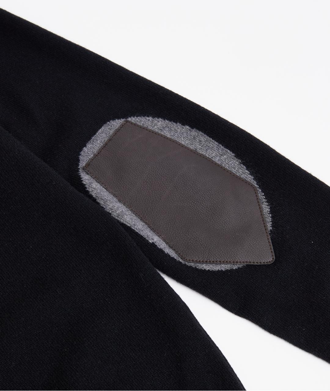 HERMES Черный кашемировый джемпер / свитер, фото 6