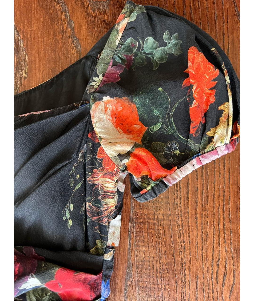 DOLCE&GABBANA Черное шелковое вечернее платье, фото 5