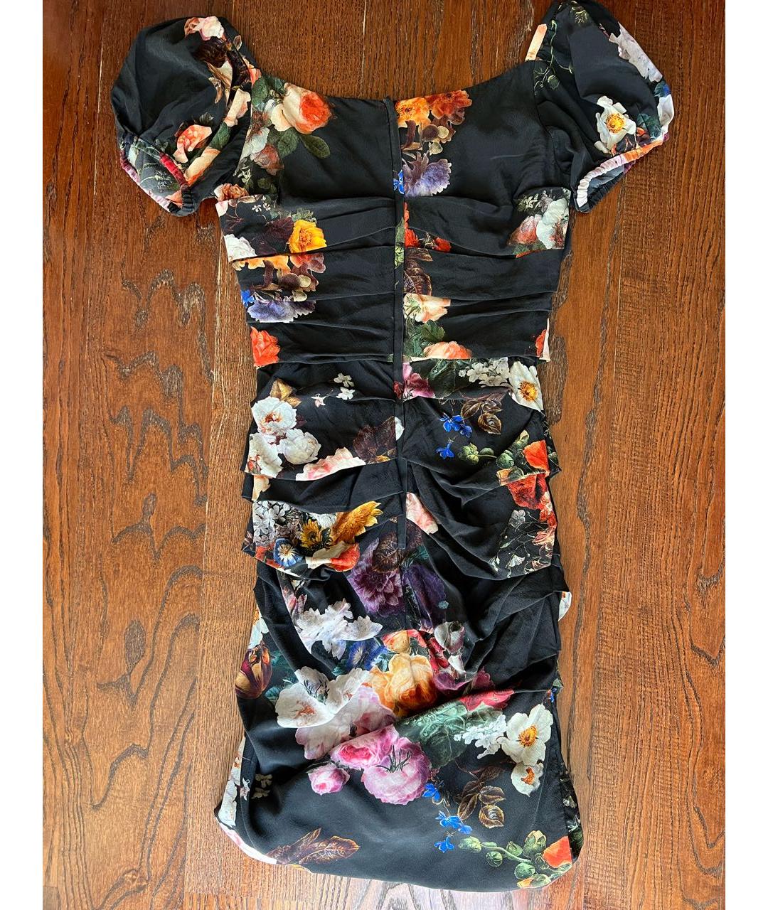 DOLCE&GABBANA Черное шелковое вечернее платье, фото 2