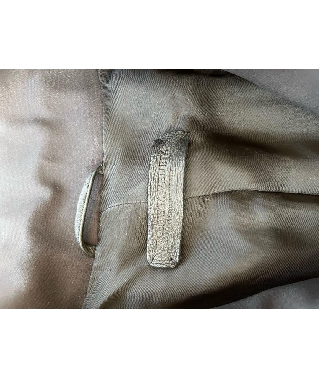 BOTTEGA VENETA Черная кожаная куртка, фото 3