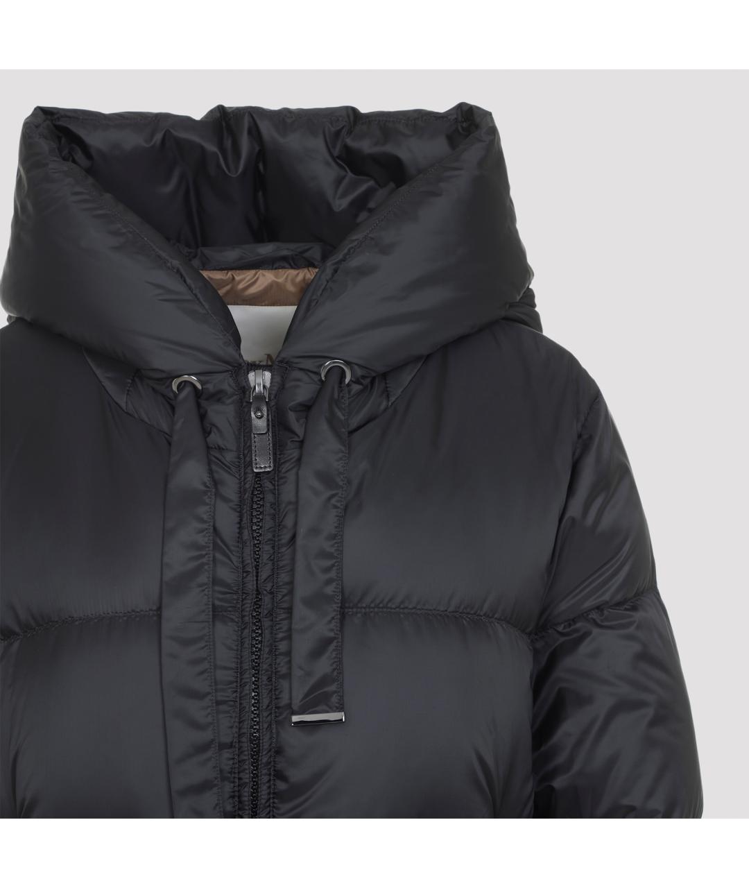 MAX MARA Антрацитовый полиэстеровый пуховик, фото 5