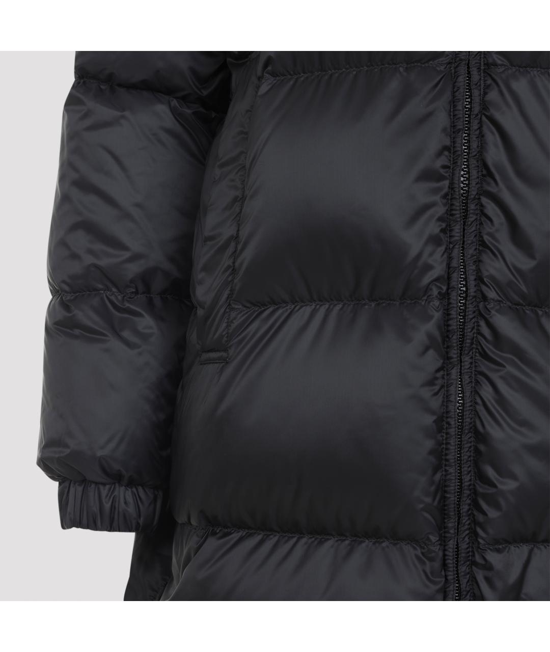 MAX MARA Антрацитовый полиэстеровый пуховик, фото 4