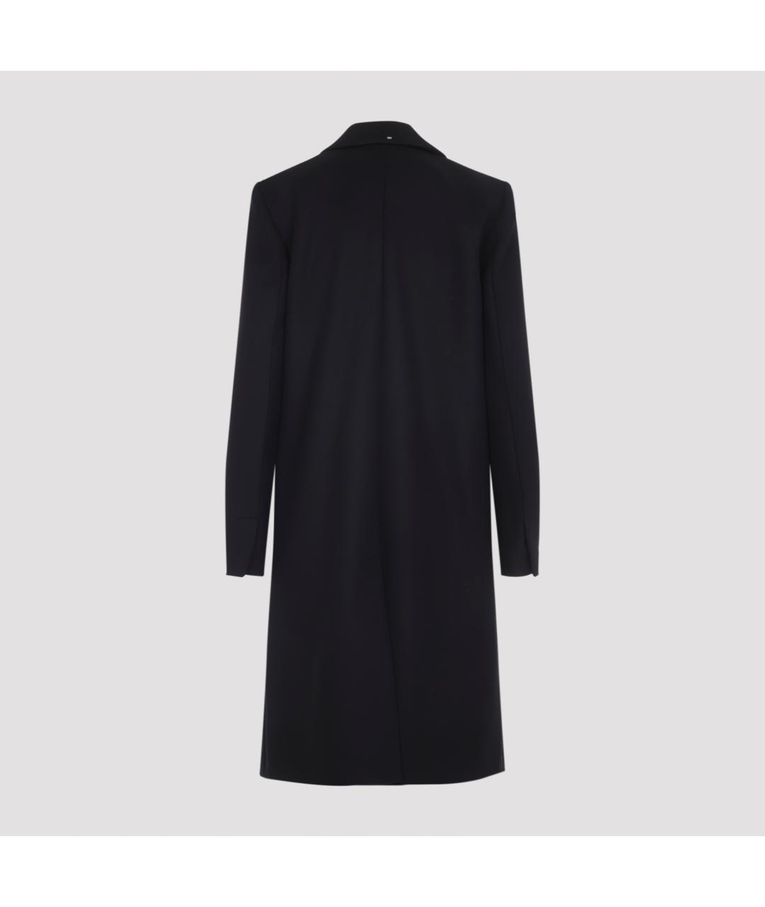 SPORTMAX Черное шерстяное пальто, фото 4