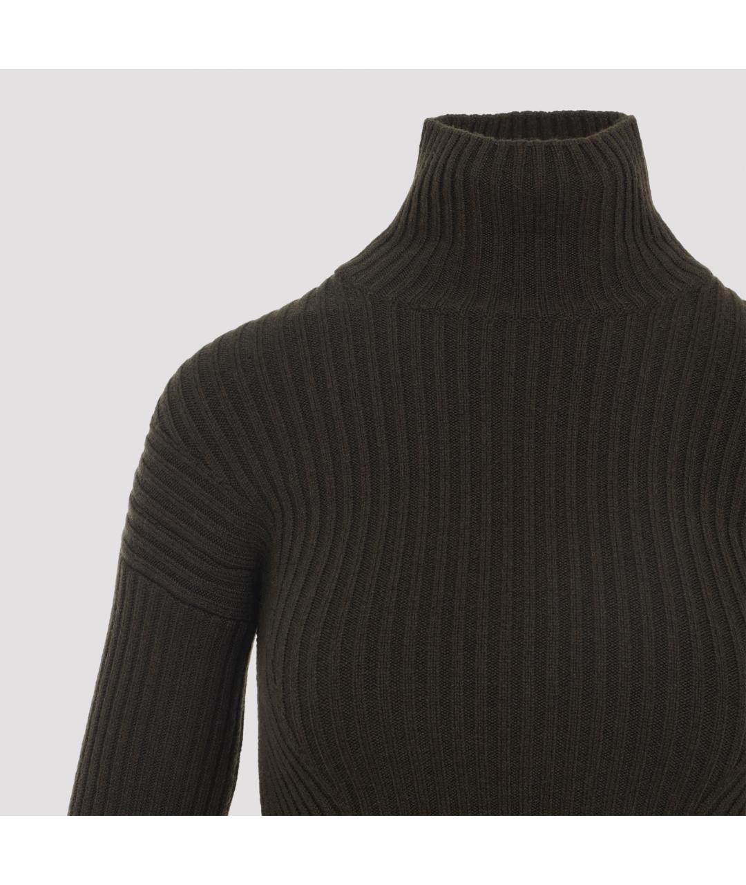 MAX MARA Антрацитовая кашемировая водолазка, фото 3