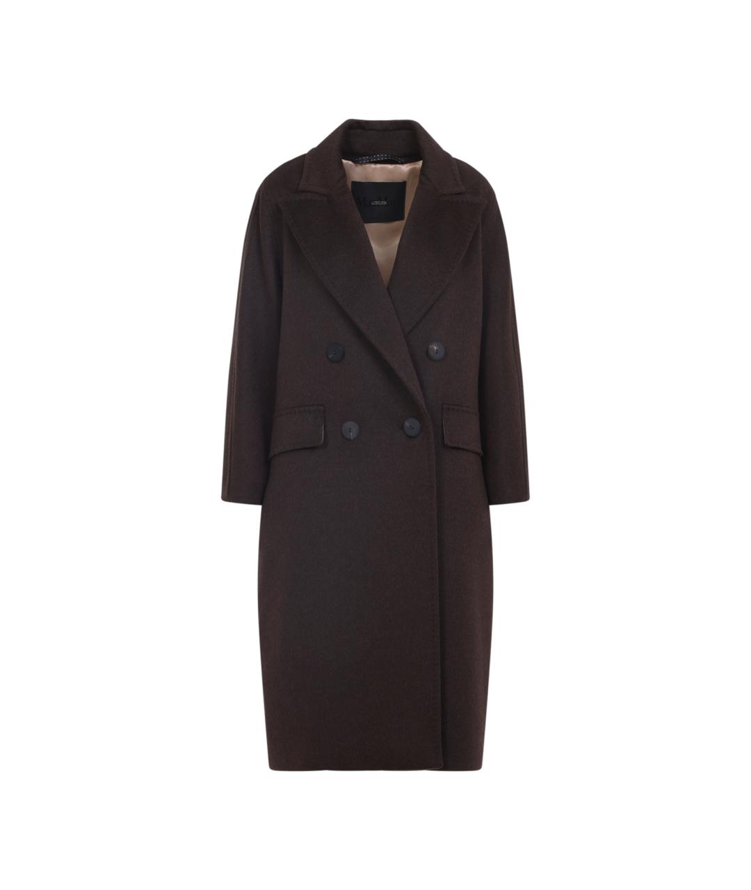 MAX MARA Черное кашемировое пальто, фото 1