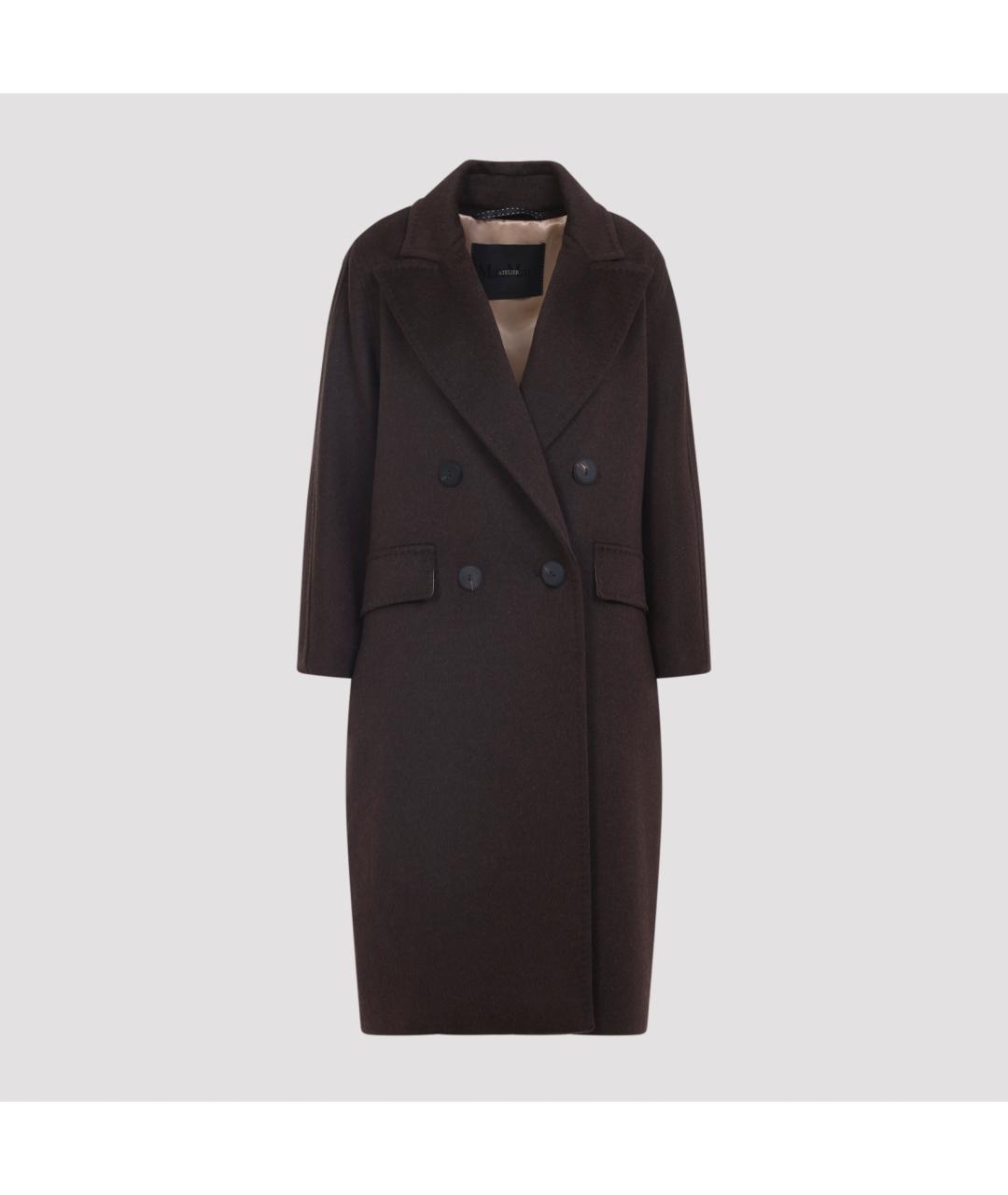 MAX MARA Черное кашемировое пальто, фото 2