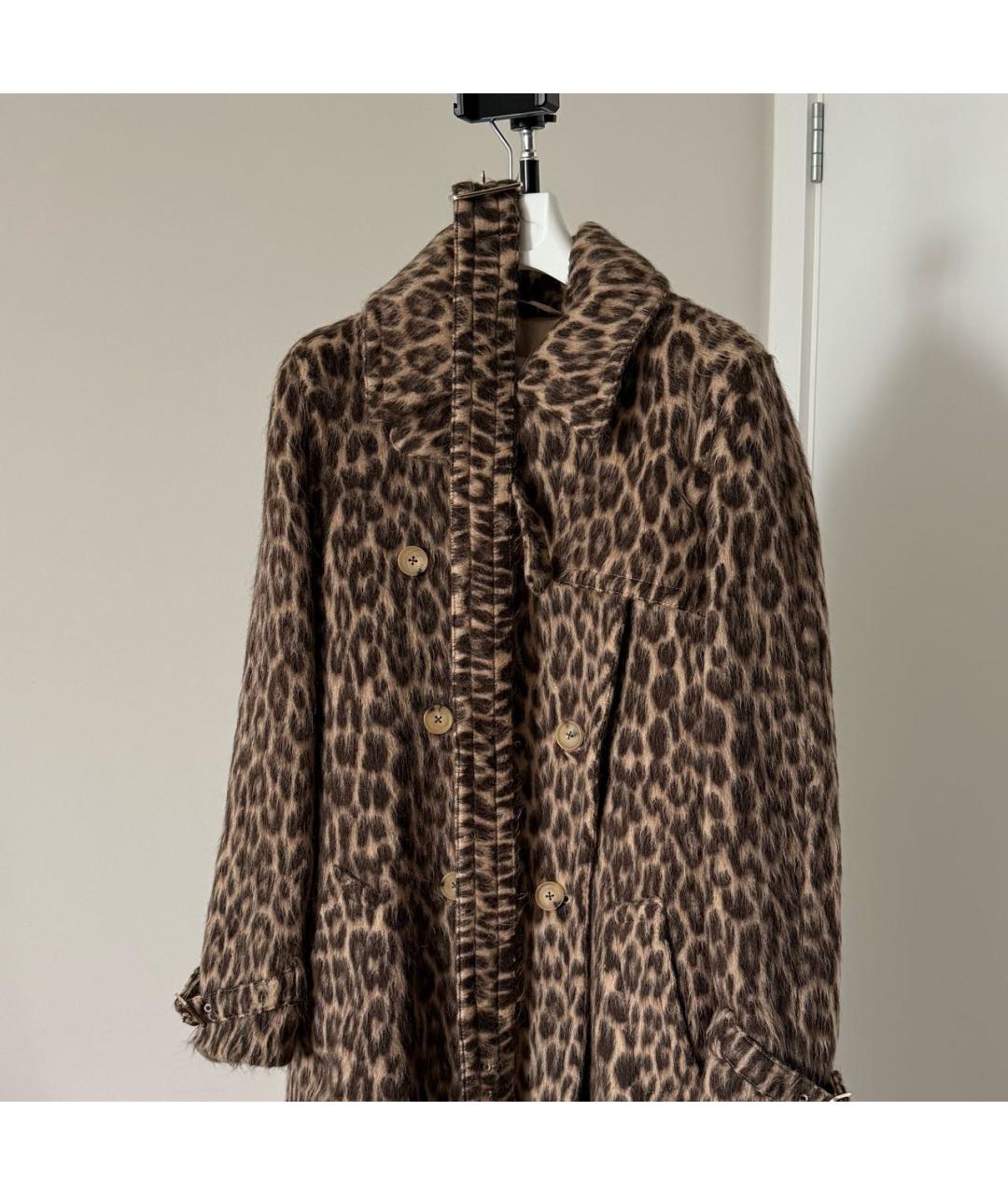 MAX MARA Коричневое шерстяное пальто, фото 4
