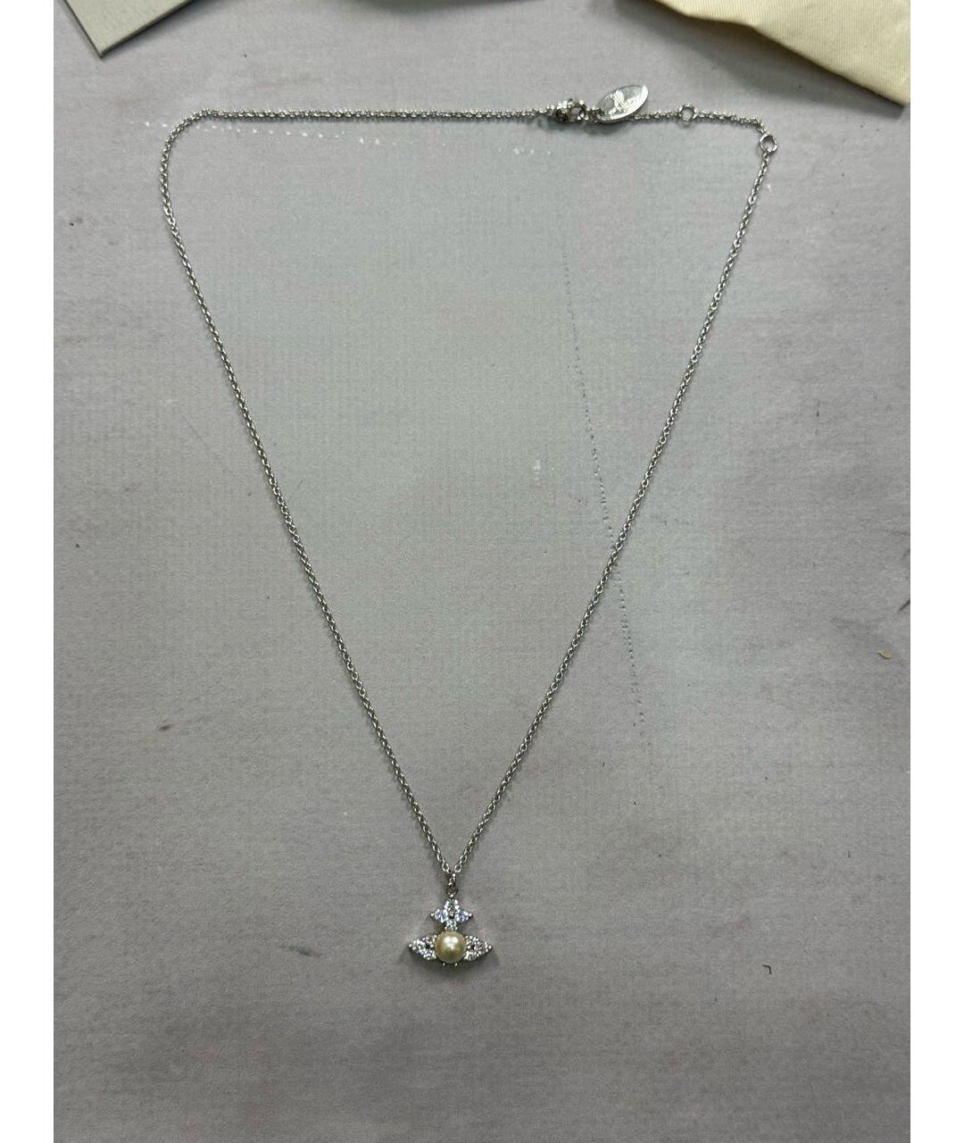 VIVIENNE WESTWOOD Серебряное колье, фото 4