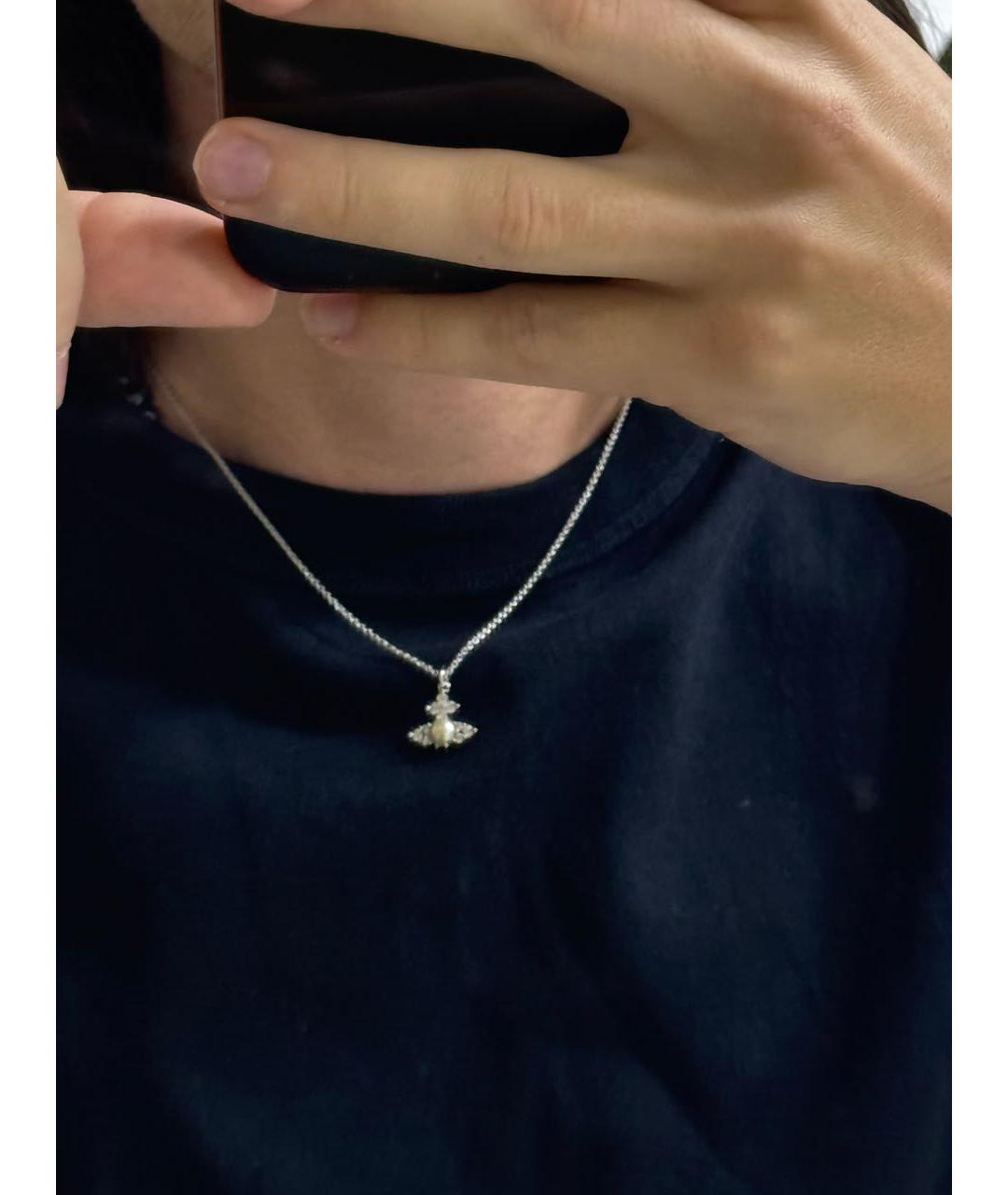 VIVIENNE WESTWOOD Серебряное колье, фото 8