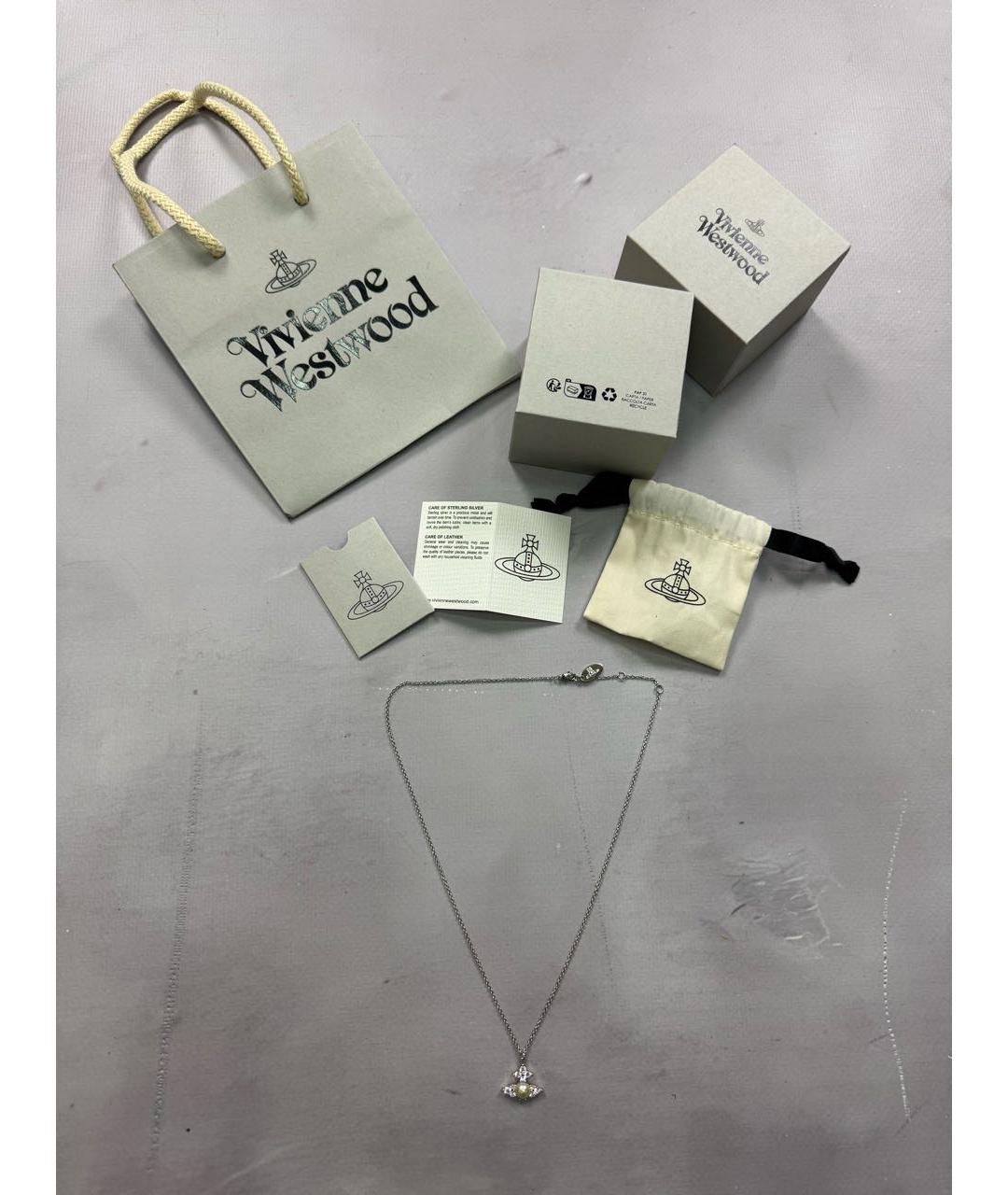 VIVIENNE WESTWOOD Серебряное колье, фото 3