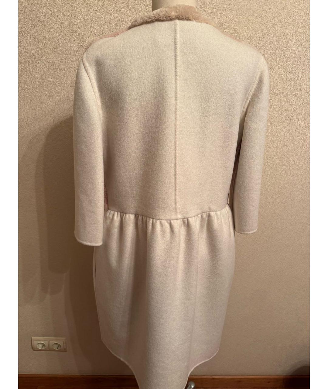 FENDI Белое кашемировое пальто, фото 2