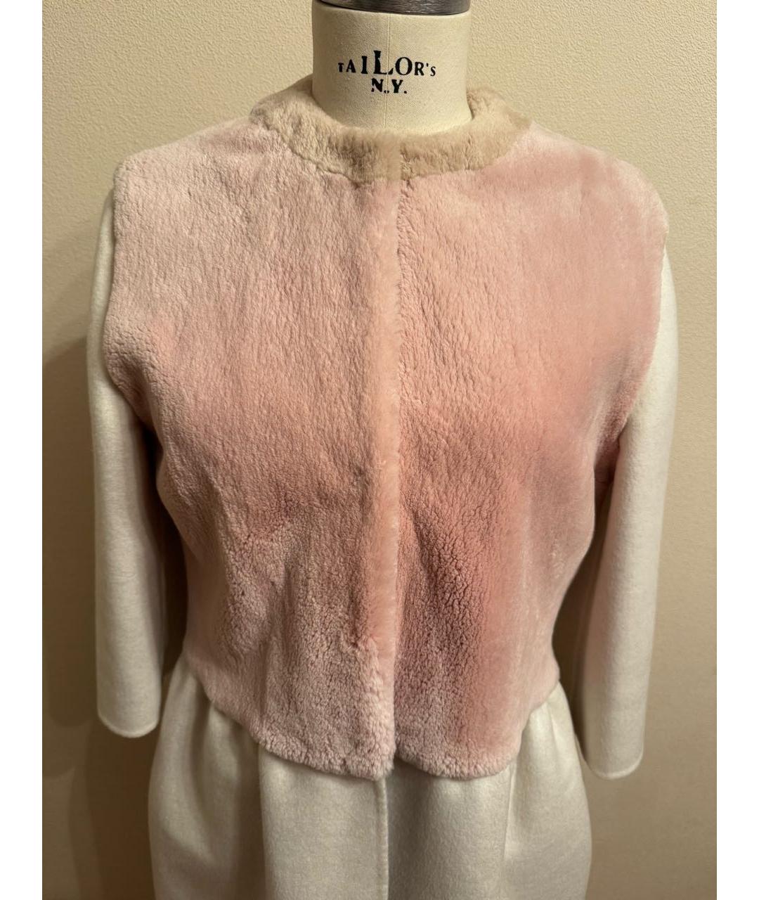 FENDI Белое кашемировое пальто, фото 3