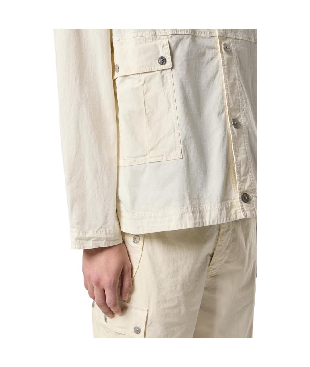 STONE ISLAND Бежевая куртка, фото 5