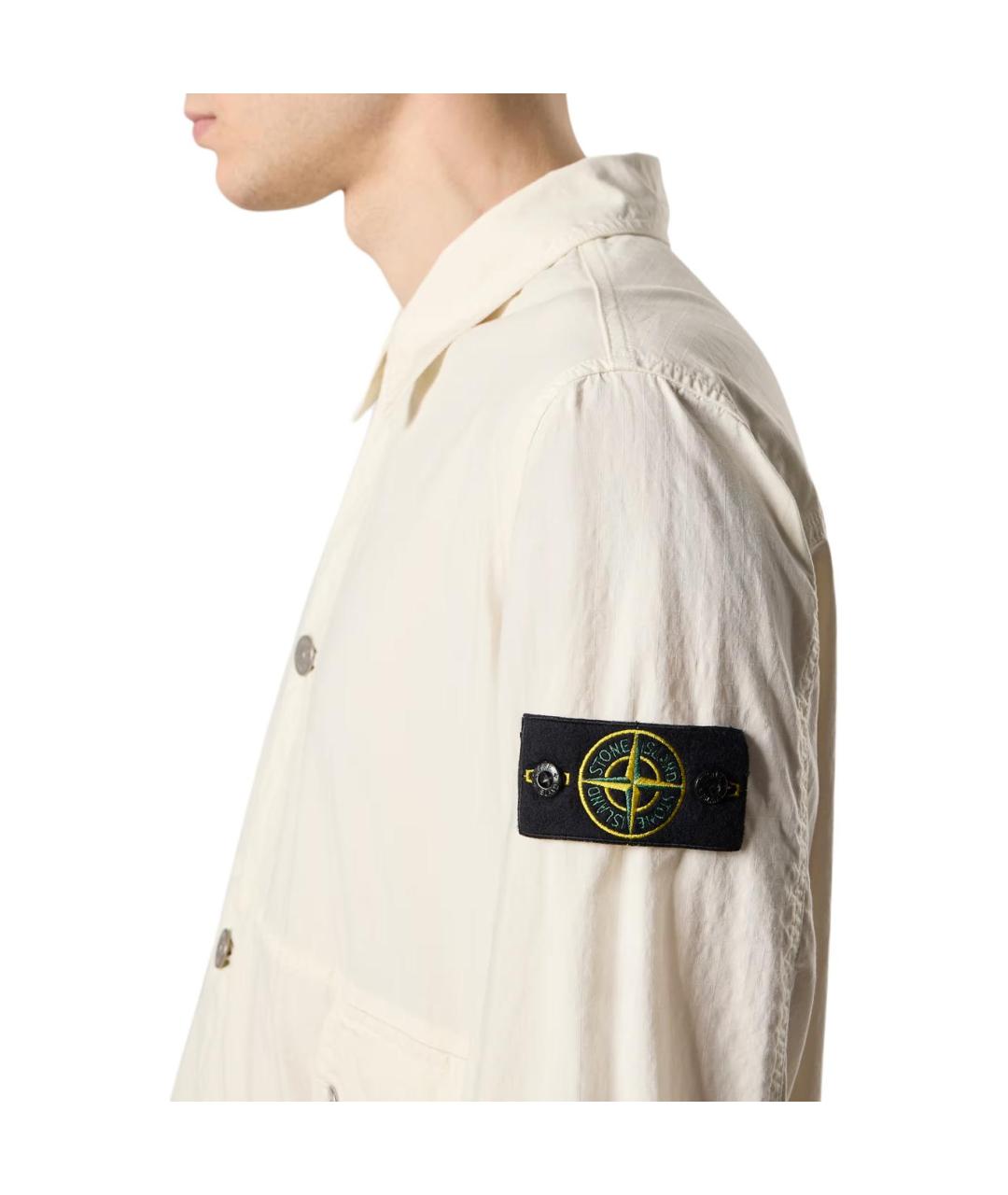STONE ISLAND Бежевая куртка, фото 4