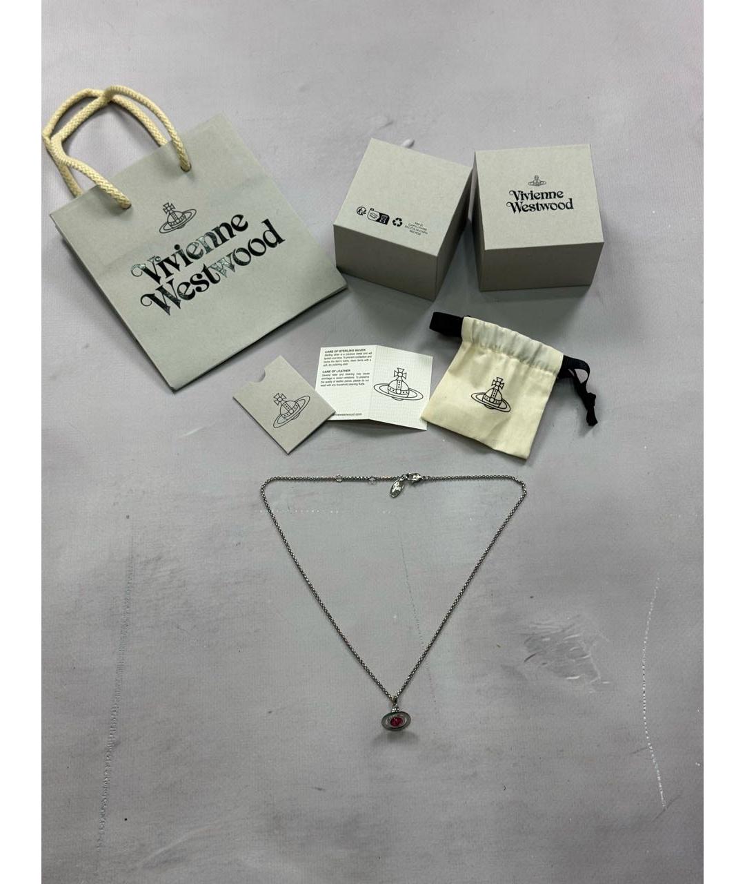 VIVIENNE WESTWOOD Серебряное колье, фото 2