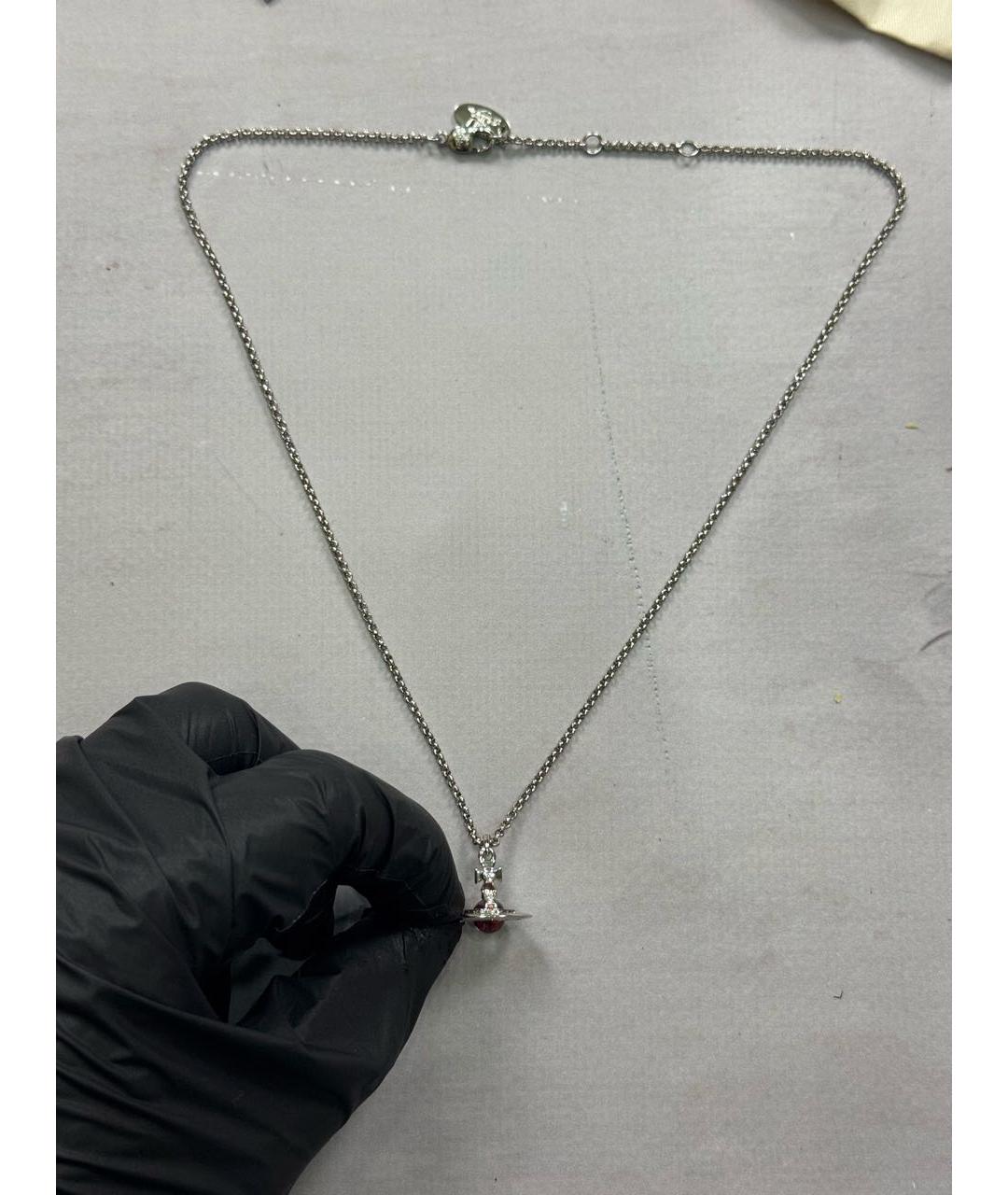 VIVIENNE WESTWOOD Серебряное колье, фото 3