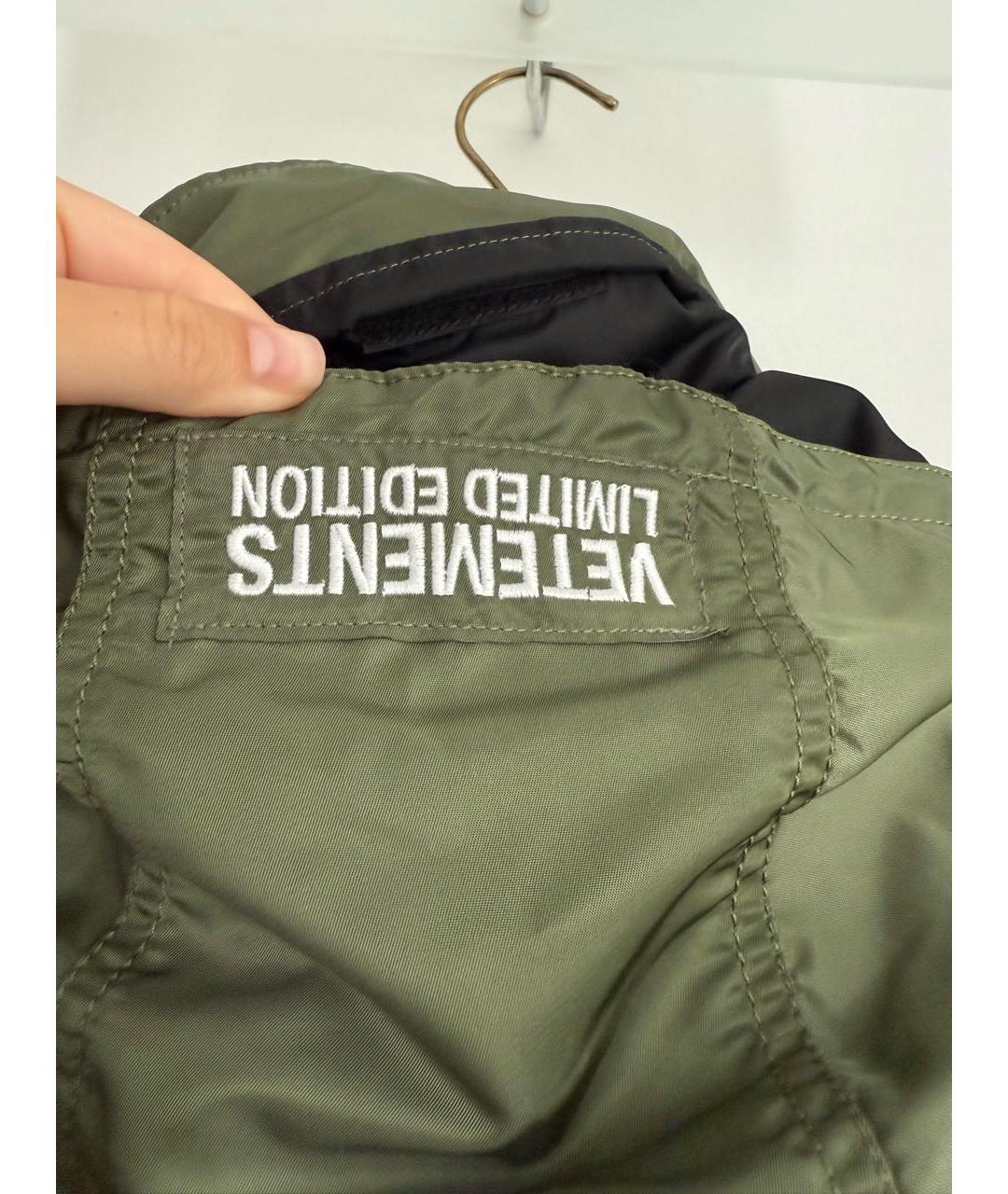 VETEMENTS Черная куртка, фото 6