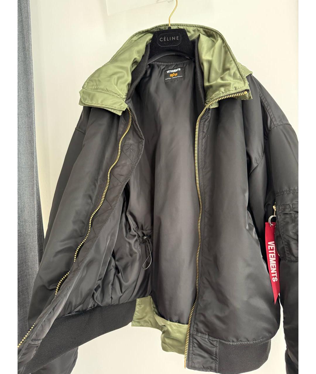 VETEMENTS Черная куртка, фото 8