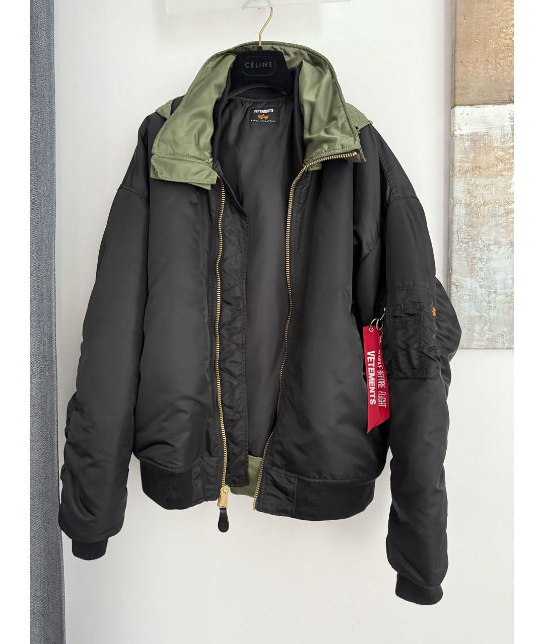 VETEMENTS Черная куртка, фото 9