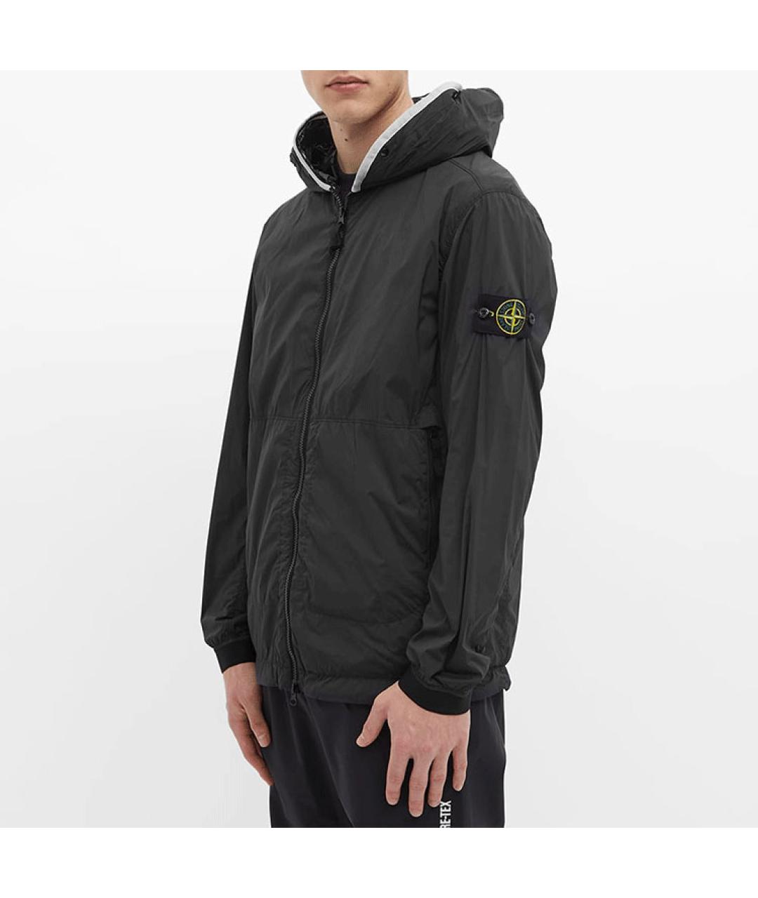 STONE ISLAND Черная куртка, фото 2