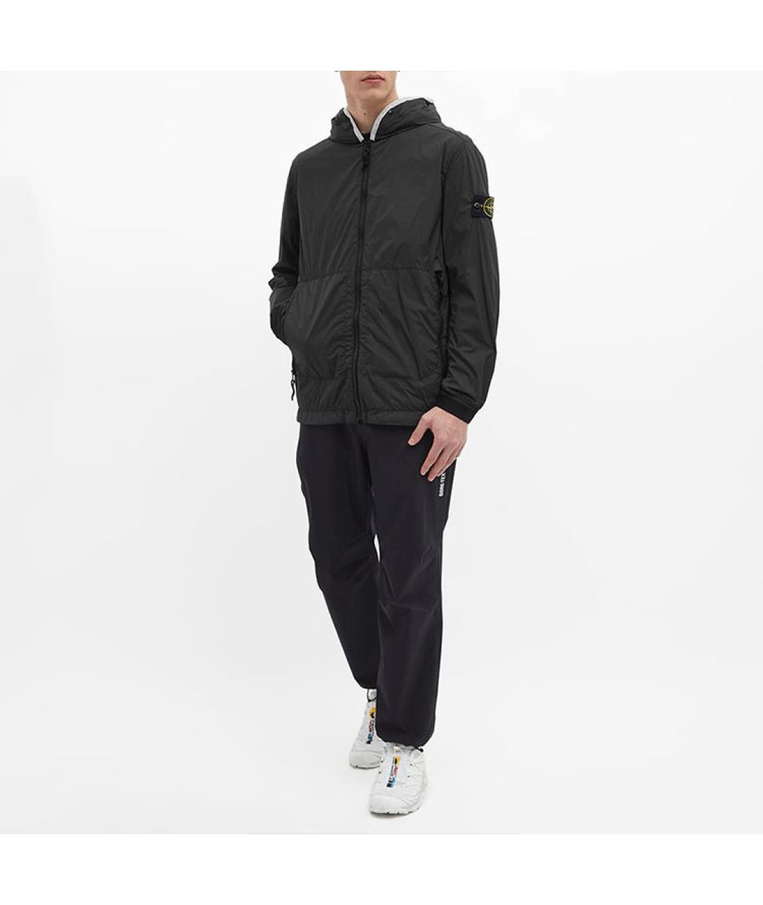 STONE ISLAND Черная куртка, фото 3
