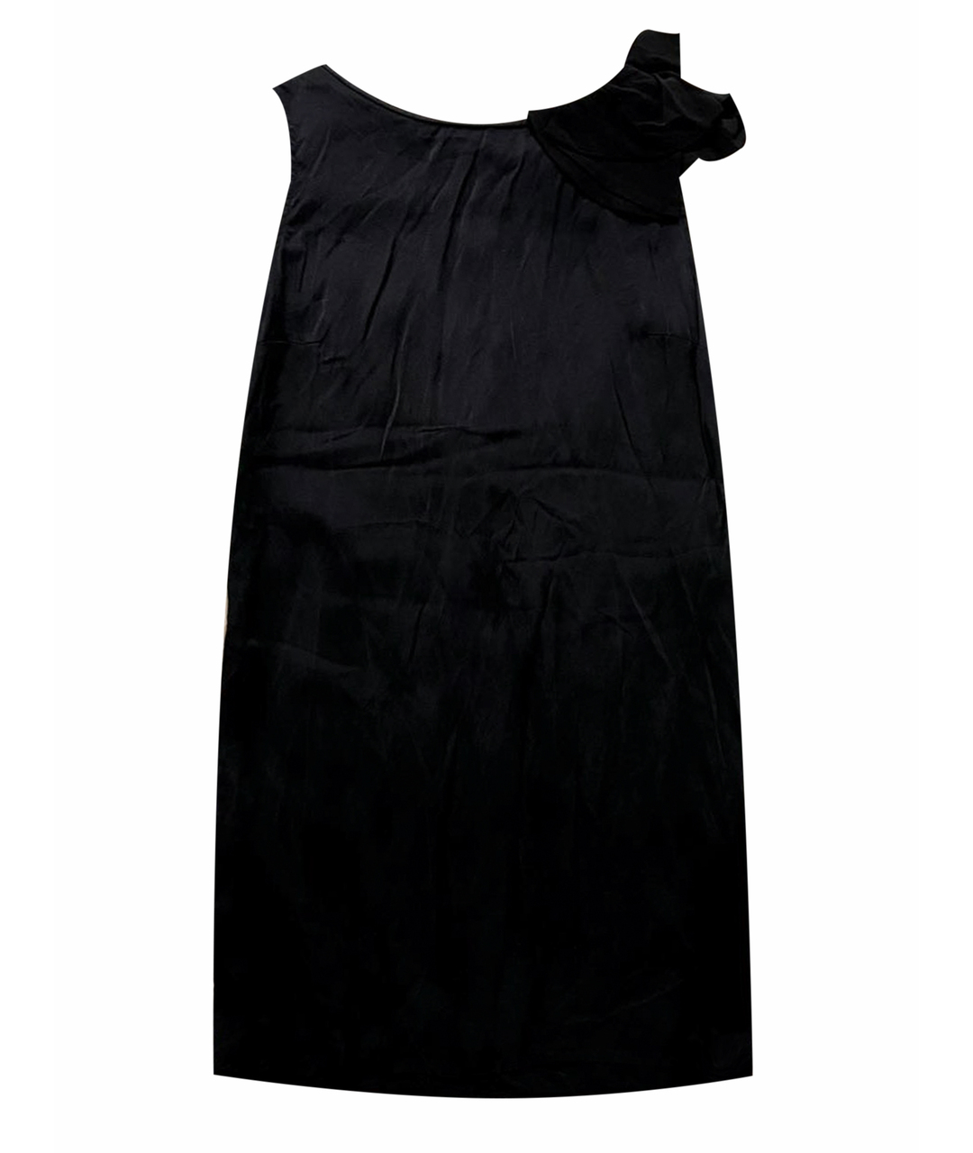 MAX&CO Черное шелковое повседневное платье, фото 1