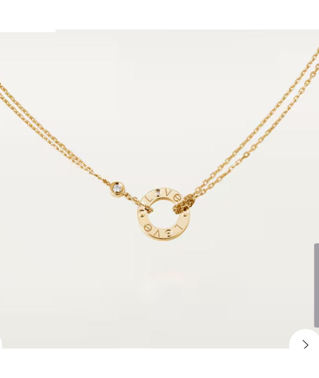 CARTIER Золотое колье из желтого золота, фото 5